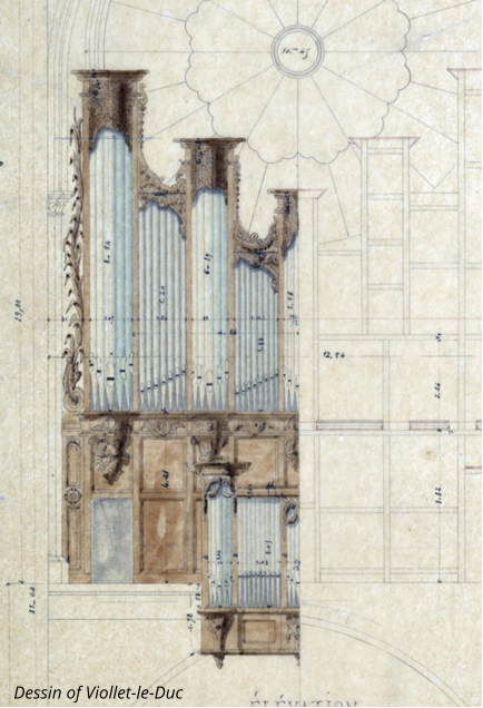 Dessin of Viollet-le-Duc