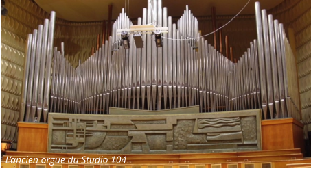 L’ancien orgue du Studio 104